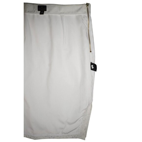 Worthington Petite White Jacquard Pencil Skirt – Size 12P Touch of elegance EUC - Picture 10 of 13